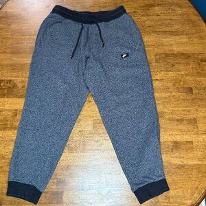 NWOT Men's Nike Grey Heather Jogger w/Back Pocket and Black Waist Band & Cuffs M